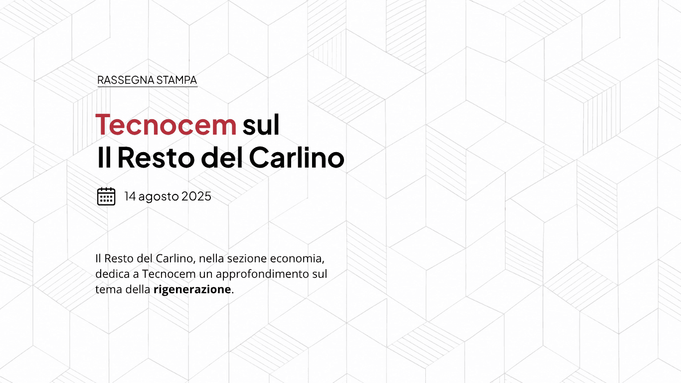 Tecnocem sul Il Resto del Carlino: focus sulla rigenerazione