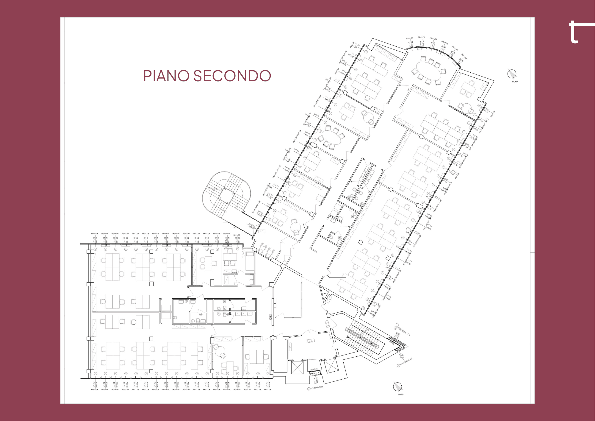 Planimetria secondo piano 